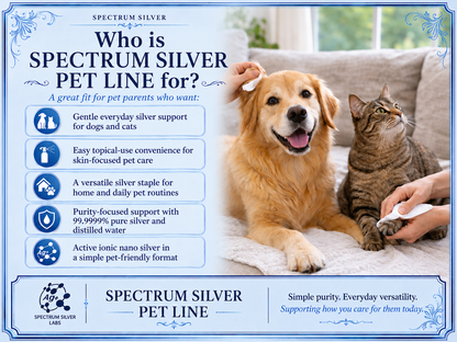 HEALTHY PET AG+ - Ionic Nano Silver Pet Care