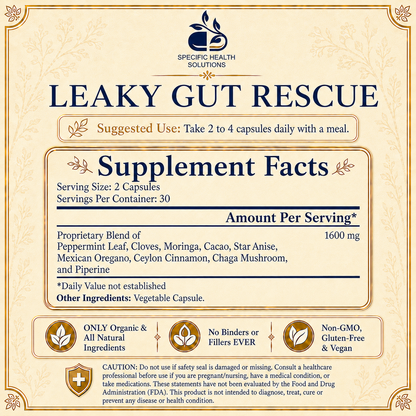 LEAKY GUT RESCUE - Digestive & Leaky Gut Repair