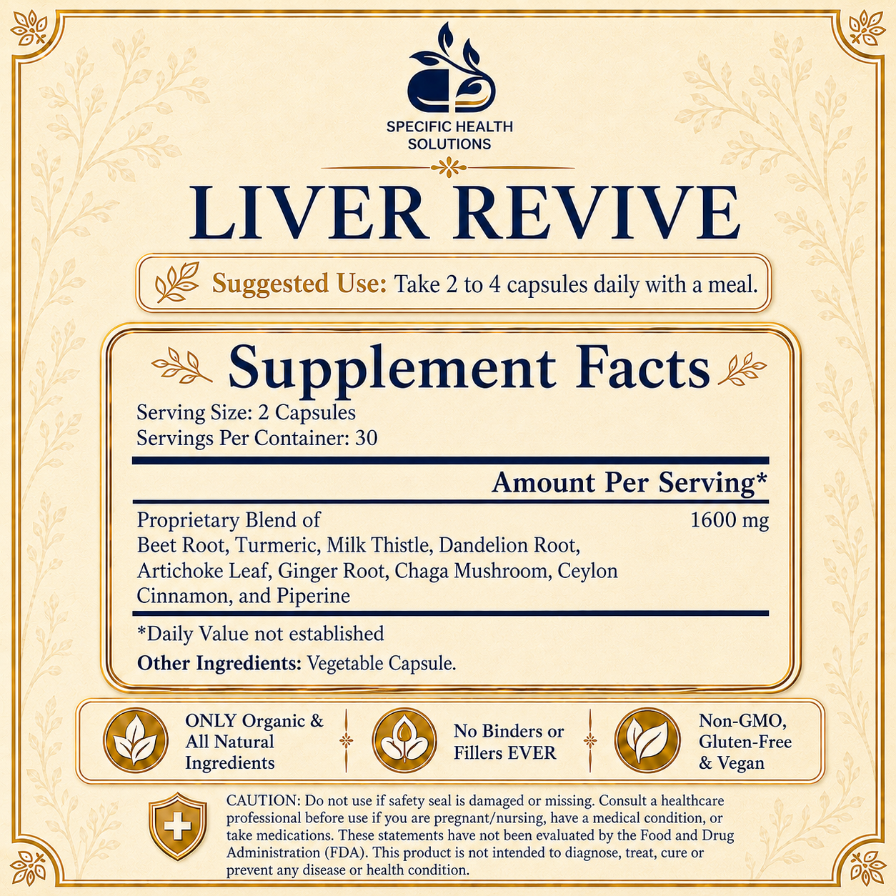 LIVER REVIVE - Liver Detox & Repair