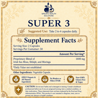 SUPER 3 - Nutrient-Rich Superfood