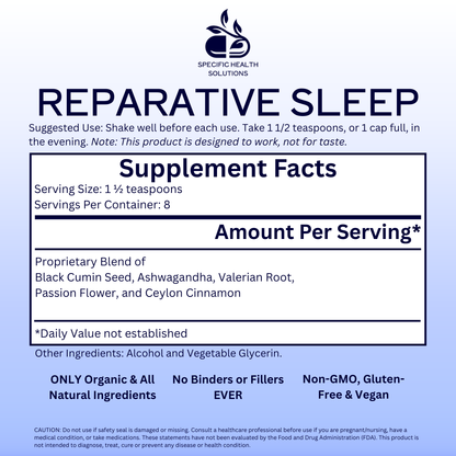 REPARATIVE SLEEP - All Natural Sleep Support