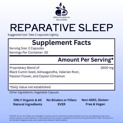 REPARATIVE SLEEP - All Natural Sleep Support